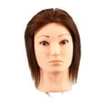 thumbnail image 3 of Bothyi Barber Mannequin Head Hairdressing Training Head for Cosmetology Brown, 3 of 8