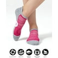 thumbnail image 3 of Jtbuh XLY 6 Pack Women's Ankle Running Socks Cushioned Low Cut Tab Athletic Socks, 3 of 4