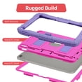 thumbnail image 4 of Vena For Apple iPad A16 Case For Kids (10.9"), iPad 10th Generation Case With Kickstand, iPad 11th Generation Case Pencil Holder, Purple/Rose Red, 4 of 7