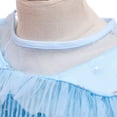 thumbnail image 4 of Vestido de princesa con capa larga de malla y lentejuelas de manga larga para niños, 4 of 5