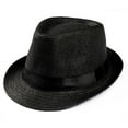thumbnail image 5 of Racing Butterfly Unisex Hat Men Women Fedora Trilby Wide Brim Straw Cap Beach Sun Gentleman Adlut, 5 of 8