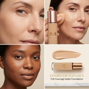 MM Effortless Elegance Liquid Foundation | Full-Coverage Matte Finish