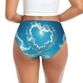 thumbnail image 3 of Womens Underwear Heart Shaped Cloud No Show Seamless Underwear, Soft Comfy Stretch Panties, Hipster Ladies Panties Bikini Underwear Briefs, 3 of 6