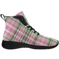 thumbnail image 4 of Aidianart Buffalo Plaid High Top Sneakers Womens High Top Shoes Size 16, 4 of 5