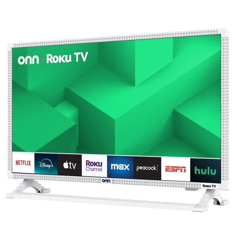 onn 32" 1080P FHD Building Block Smart Roku TV - White (TVBBWTE36014570) feature detail
