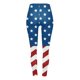 thumbnail image 4 of Gibobby Flare Leggings Leggings deportivos estampados del 4 julio para mujer Pantalones yoga（Azul marino， M), 4 of 5