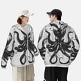 thumbnail image 4 of Lsque Abstract Ink Octopus UPF 50+ Lightweight Sun Protection Men's Women's Long Sleeve Shirt, Hoodie Performance -X-Large, 4 of 9