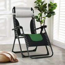 FDW Zero Gravity Chair Oversized Outdoor Chair XL Anti Gravity Chair Oversized Zero Gravity Chair Patio Chair for Pool Deck Chair Camping with Cup Holder Padded Seat & Back