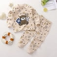 thumbnail image 2 of Conjuntos de pijama coreanos de algodón para niños y niñas, camiseta bonita con cuello redondo y pantalones, ropa de Navidad, 2022, 2 of 4