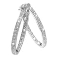 thumbnail image 1 of Pendientes de aro de lujo con diamantes de imitación para mujer: regalo brillante y elegante, 1 of 5