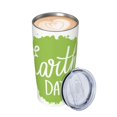 thumbnail image 3 of Taza de café de acero inoxidable con aislamiento de 20 oz para el Día Mundial de la Tierra, taza térmica portátil con pajita, juego de tres piezas, 3 of 7