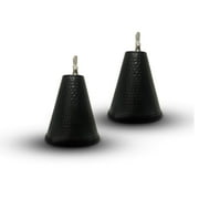 Legends International Large Hawaiian Cone Tabletop Torch Hammered Black - 2 Pack