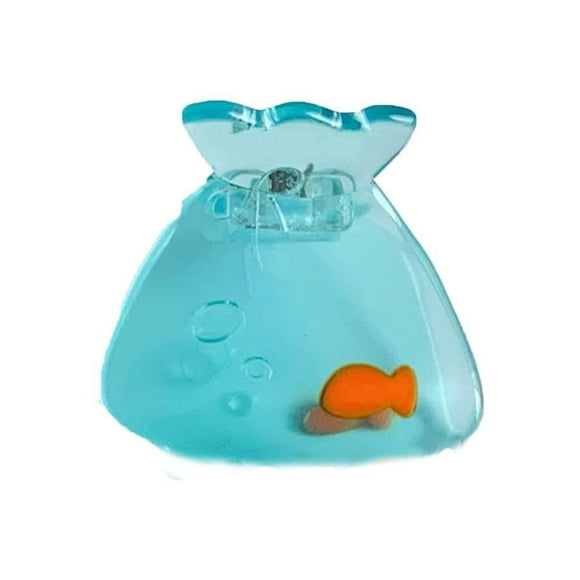 Pinza de garra de pez azul, accesorio para el cabello de acetato de estilo coreano, lindo animal del océano, para belleza y cuidado personal de las mujeres