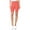 Orange, variant on MOA Collection Women's High Waist Cotton Stretch Solid Casual Active Yoga Basic Biker Short Pants