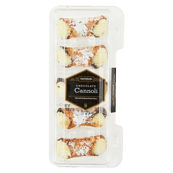 Marketside Chocolate Cannoli, 7.5 oz, 5 Count Tray (Refrigerated)