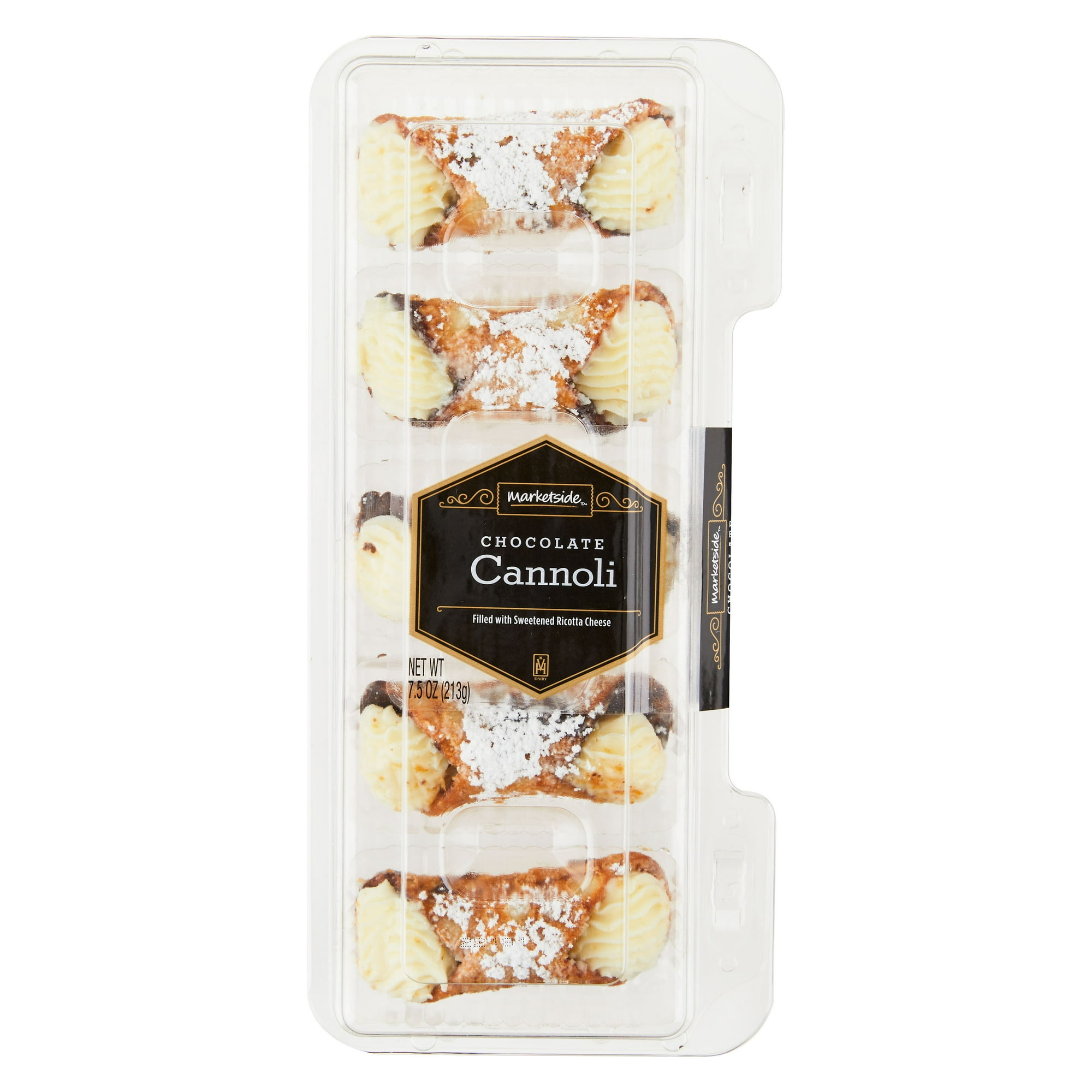 Marketside Chocolate Cannoli, 7.5 oz, 5 Count Tray (Refrigerated)
