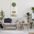 thumbnail image 2 of Round Botanical Potted Tree Botanical & Floral Graphic Art Gallery Wrapped Canvas Print Wall Art, 2 of 7