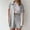 Gray, variant on mihongmao 2 Piece Lounge Set Women Airport Travel Outfit Women's Summer Two Piece Neck Long Sleeve Shirt High Waist Drawstring Large Shorts Casual Set Gray L