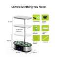 thumbnail image 3 of Garvee Smart WiFi Indoor Herb Garden Kit, 12 Pods Hydroponics Growing System up to 30" with Pump System, 3 of 8