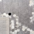 thumbnail image 6 of SAFAVIEH Manhattan Atanas Abstract Area Rug, Grey/Ivory, 6' x 6' Round, 6 of 7