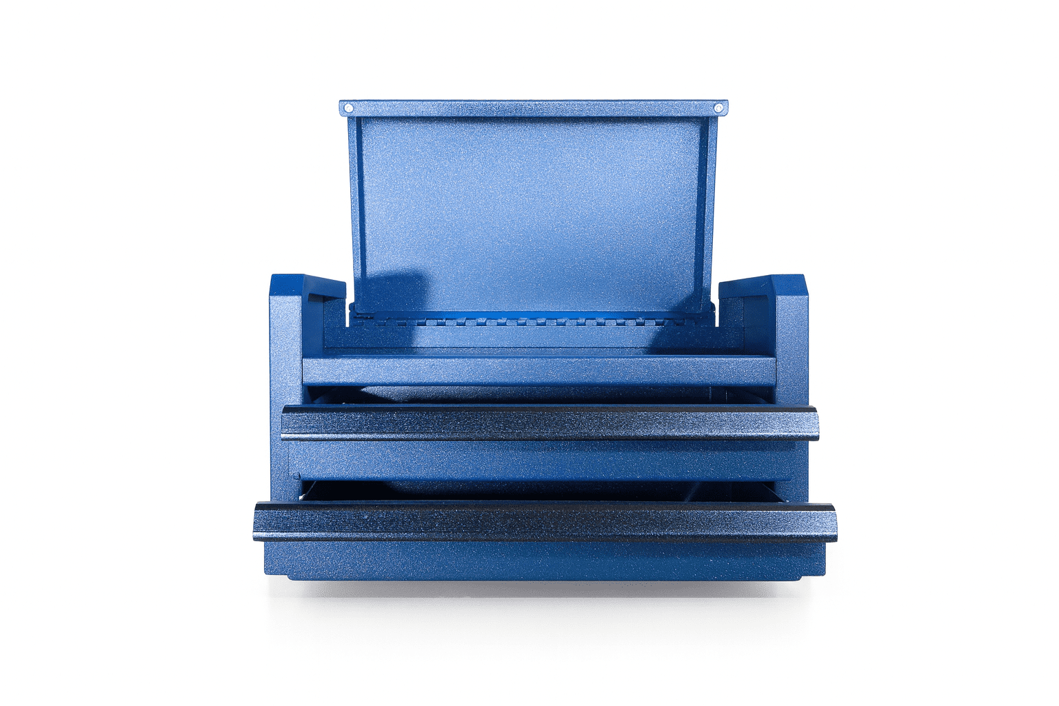 Hyper Tough Limited Edition 10-inch 2-Drawer Steel Mini Tool Organizer Box, Blue Diamond Gltter