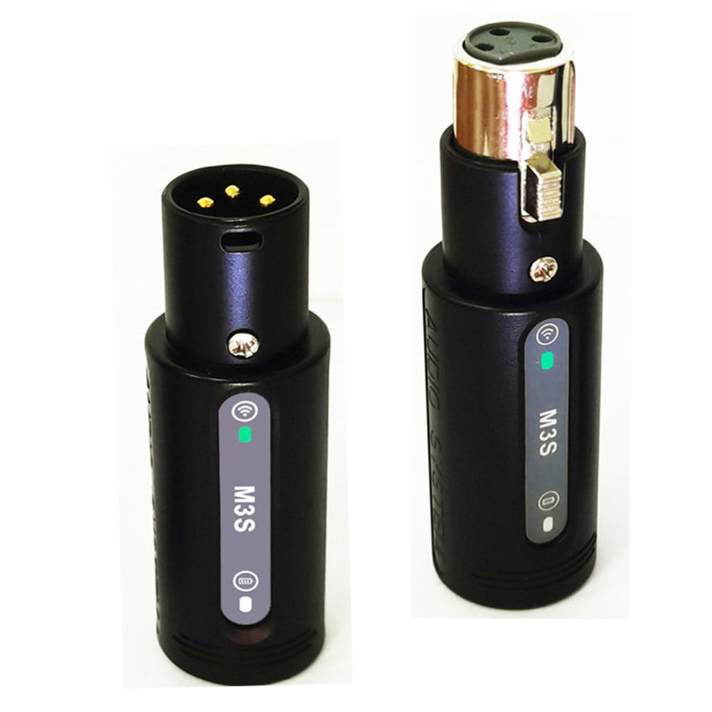 High-Resolution Wireless Microphone Adapter 164ft Range & Built-in Mic Booster Wireless Mic Converter Adapter Microphone Parts