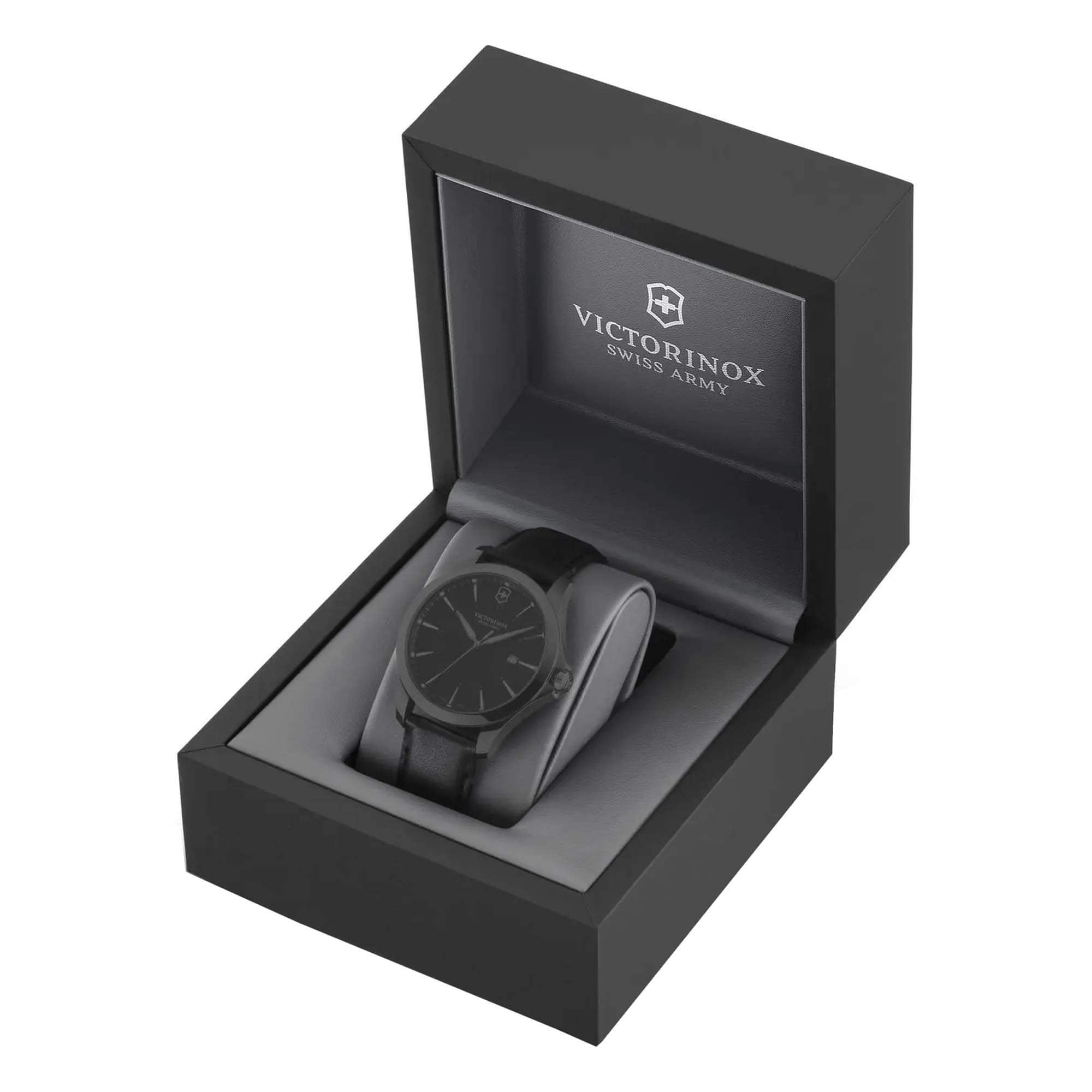 ●Northside Victorinox Swiss Army Alliance Classic Leather Strap Watch
