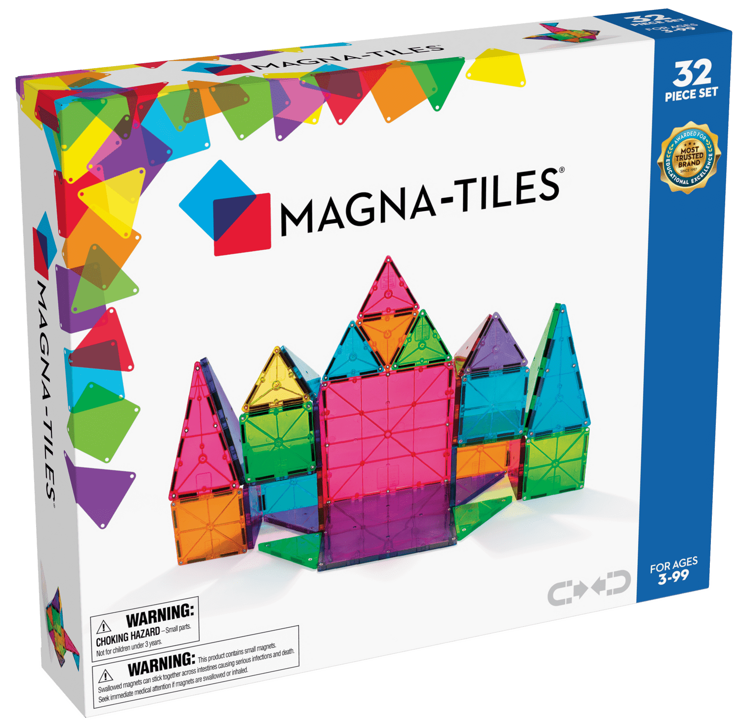 MAGNA-TILES® microMAGS 70-Piece Deluxe Magnetic Construction