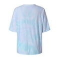 thumbnail image 4 of Puntoco Blusa de manga corta informal con estampado de sol y luna vintage para mujer Puntoco Puntoco-2839, 4 of 8
