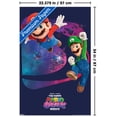 thumbnail image 3 of Nintendo The Super Mario Galaxy Movie (2026) - Mario & Luigi Action Wall Poster, 22.375" x 34", 3 of 5