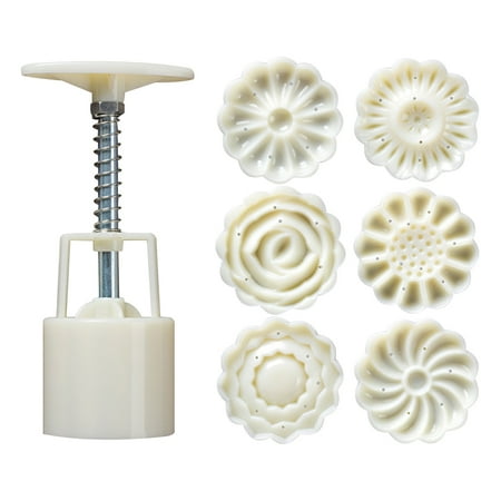 

1 Set 50G 3D Hand-pressure Mould Dessert Mooncake DIY Baking Tools for Kitchen