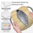 thumbnail image 3 of Balery Bamboo Wall Bolsa de Almuerzo para Mujeres, Caja de Almuerzo, Bolsa de Almuerzo Pequeña Impermeable, Tote de Almuerzo Reutilizable con Gran Capacidad, 3 of 6
