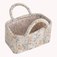 thumbnail image 6 of Yucurem Boho Fabric Storage Basket with Handles, Portable Quilted Baskets for Storages, Foldable Floral Laundry Organizer Bin for Home Picnic Shopping Travel, 8.86"x4.92"x4.92", 6 of 6