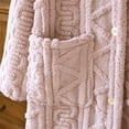 thumbnail image 5 of Plus Size Bathrobe for Women Fluffy Women's Nightgowns & Sleepshirts Oversize Cozy Women's Robes House Womens Robe Pink, 5 of 6