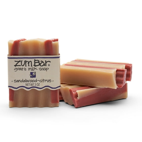 Zum Bar Goat's Milk Soap - Sandalwood-Citrus - 3 oz (3 Pack)