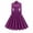 Purple, variant on Qulqfy Maxi Dresses for Women High Waisted Wedding Guest Long Sleeve Square Neck Halloween Casual European Corset Lace Elegant Long Dress Blue