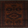 thumbnail image 1 of Ahgly Company Machine Washable Indoor Square Traditional Night Red Area Rugs, 3' Square, 1 of 7