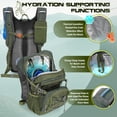 thumbnail image 2 of Mochila de hidratación RAINSMORE de 18 litros con bolsa de agua para senderismo, 2 of 9