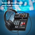 thumbnail image 4 of Mezclador de Audio BOMGE BMG-04A de 4 Canales USB Bluetooth 48V, 4 of 9