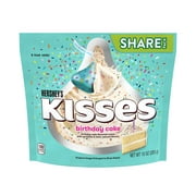 Angle View: HERSHEY'S KISSES Birthday Cake Creme with Sprinkles Candy, 10oz, Share Pack