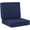 Blue, variant on Favoyard Deep Seat Patio Cushion 22 x 22 x 3 in Waterproof Seat & Back Cushion Set with Color Fade Resisitant Pattern, Portable Handle, Attach Straps, Zipper on Removable Cover for Outdoor Furniture