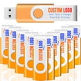 thumbnail image 1 of [100 piezas] Unidad flash USB con logotipo personalizado de 128 MB, paquete de 100 JBOS, 1 of 6