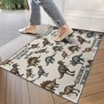 thumbnail image 4 of Beige Cartoon Dinosaurs Illustrations Pattern Door Rugs,Washable Non Slip Door Mats Indoor,Decorative Door Mats,Entry Mat Indoor for Entrance,Bedroom,Kitchen,Bathroom,17"x30", 4 of 6
