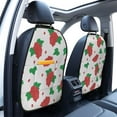 thumbnail image 2 of Cute Red Grape Mats Back Seat Protectors, Car Seat Protector Vehicle Organizers Waterproof Cover Back Seat Cover for Kids with 3 Storage Pockets 2 Pack, 2 of 5
