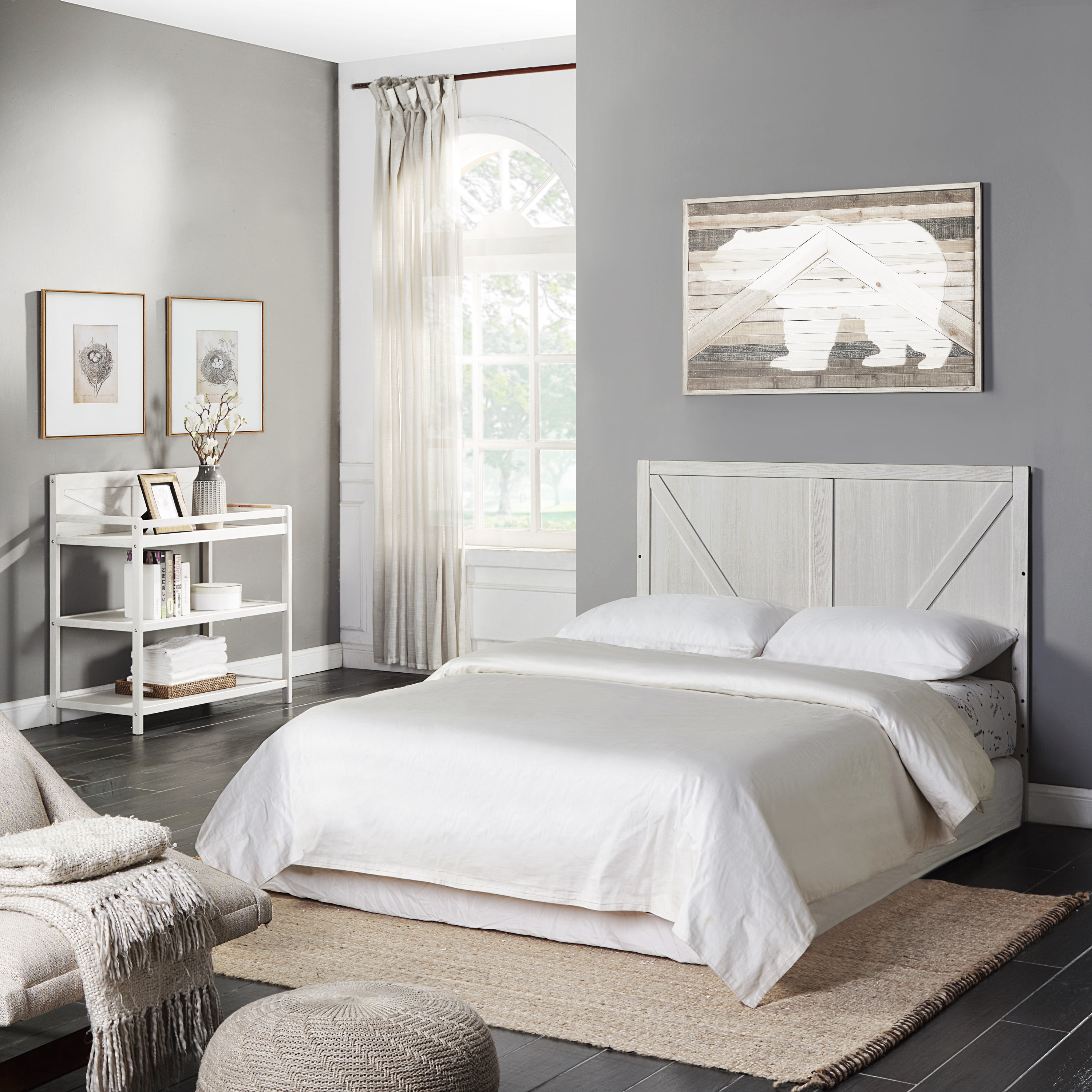 Suite Bebe Barnside Lifetime 4-in-1 Crib, Washed Gray