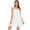 White, variant on 2025 Summer Women's Cotton Bathrobe Suspender Dress - Collarless Sleeveless Bath Towel Robe for Beauty Salon