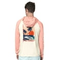 thumbnail image 2 of Men's Margaritaville  Cream/Amber Tampa Bay Buccaneers Sand, Sea, Sunsets Long-Sleeve Rashguard Hoodie Pullover, 2 of 2