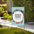 thumbnail image 2 of Sigee World Travel for Live Happy Decorative Small Garden Flag,Double Sided Yard Flags Holiday Garden Flags for All Seasons, 2 of 9
