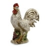 12" Rustic Ceramic Decorative Table Top Rooster Accent