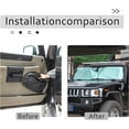 thumbnail image 3 of Front Window Sun Shade for Hummer H2 2003-2009, Front Windshield Sunshade, Sun Visor Blocker, 3 of 9